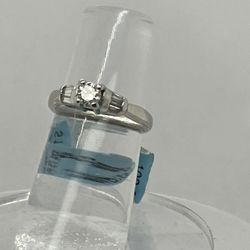 Classic 0.33 Carat Round Diamond Solitaire Engagement Ring