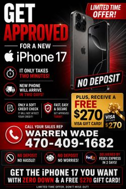 iPhone 17’s (No Deposit) with Verizon