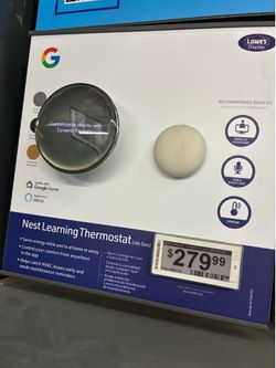 Nest learning thermostat, 4th generation.