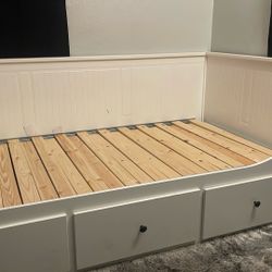  White Wood Framing With Three Bottom Dressers