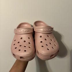 Pink Crocs Clogs