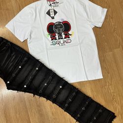 New Stacked Jeans New Shirt