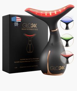 NEW GLO24K Neck & Face Massager+