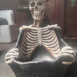 Skeleton Large Candy Bowl