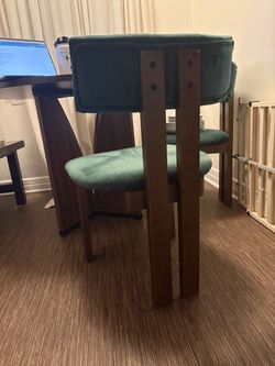 Green Velvet Dining Chairs