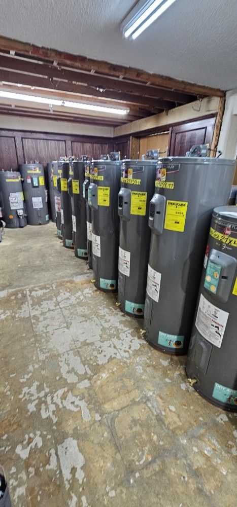50 GALLONS ELECTRIC WATER HEATER NEW 1 YEAR WARRANTY GARANTIA POR ESCRITO