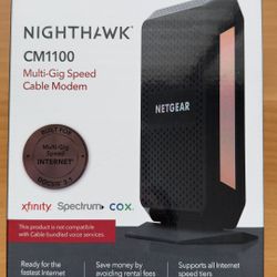 Netgear Nighthawk CM1100 DOCSIS 3.1 Cable Modem