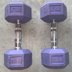 Pair 20 lbs Dumbbells For $50.