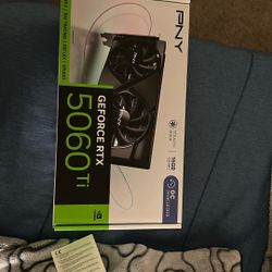 PNY RTX 5060 Ti 16gb Model (new)