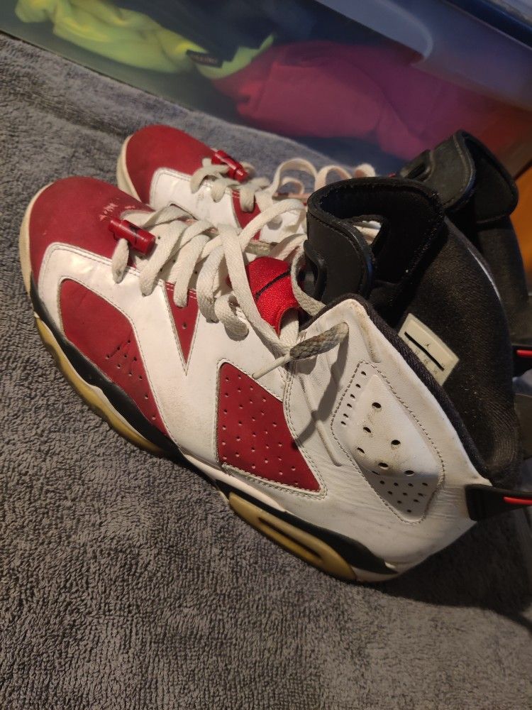 Jordan Carmine 6 Beaters Size 12