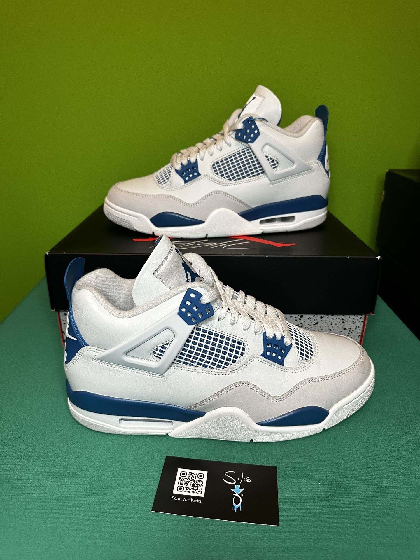 Air Jordan 4 “Military Blue” VNDS Size 9 OG ALL FANTASTIC CONDITION!!!