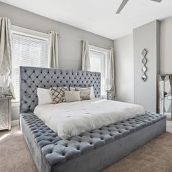 King Size platform bed