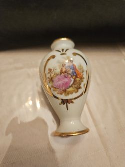 Limoges Porcelain Small Vase Vintage Serenade 