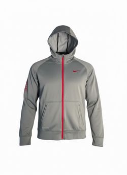 Nike Elite Therma Fit Full Zip Hooded Track Coat Men’s Small Gym Training Yoga