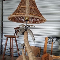 Very Cool Lamp Metal And Rope Works Great Came From Paso Robles California 