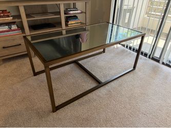 Mirrored coffee table