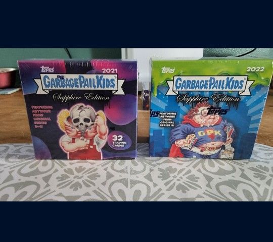 GPK revenge of oh the horrible collectors box new &
GPK saphire addition 2021 & 2022