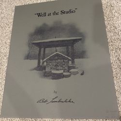 Well At The Studio Sign/limited Edition Print Bob Timberlake