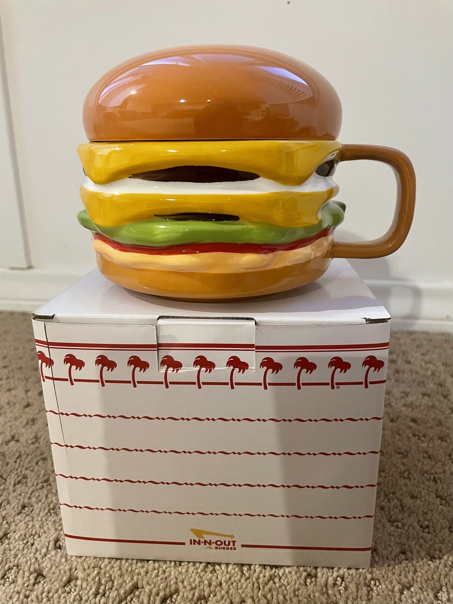 In N Out Decorative Burger Jar