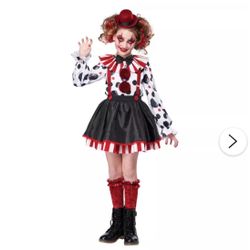 Kids Sinister Clown Costume 