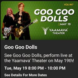 Goo Goo Dolls tickets