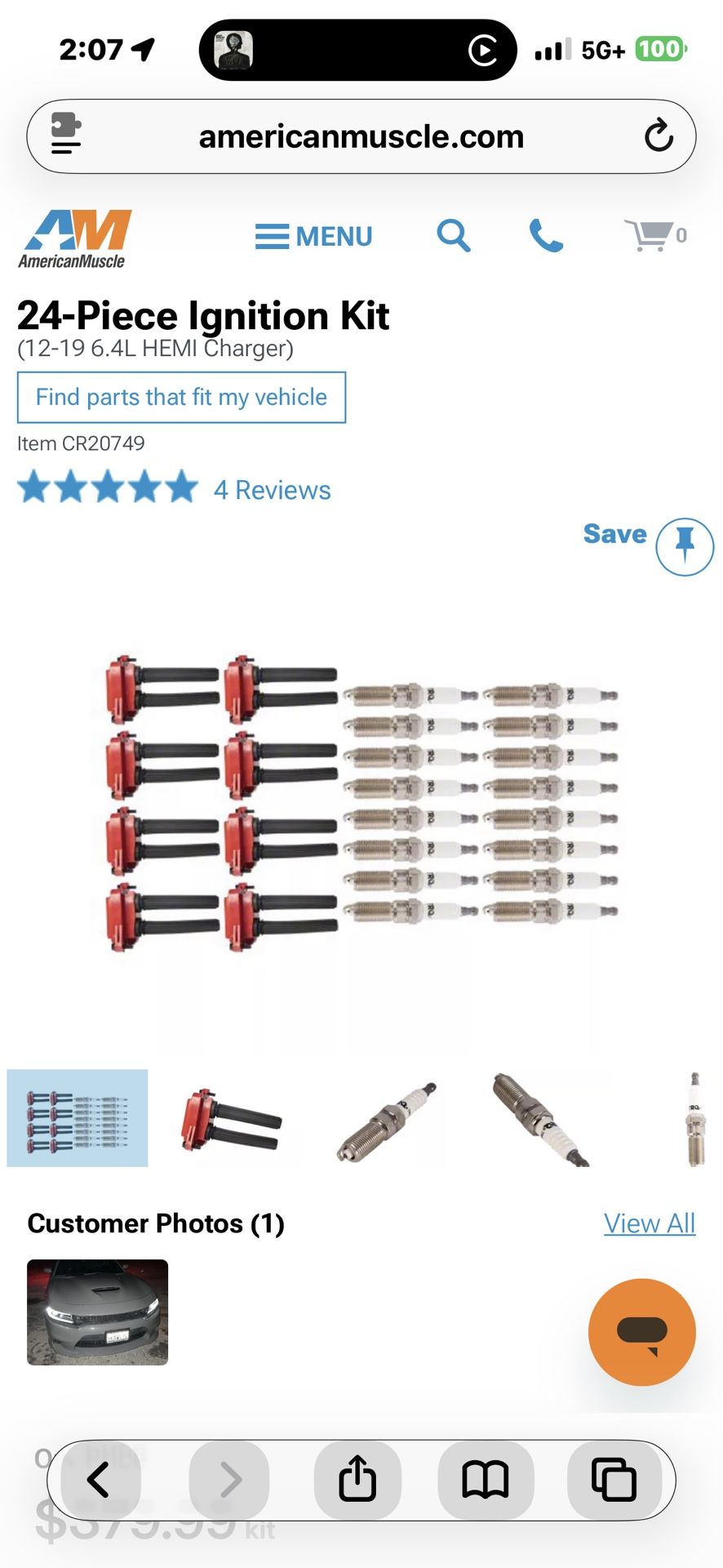 24 Piece Ignition Kit For Dodge Charger 6.4L