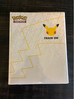 Pokemon Jumbo card binder from the 25th anniversary