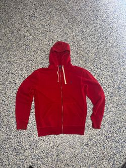 Polo Ralph Lauren Red Zip-Up Hoodie