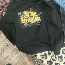 True religion zip up