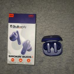 SkullCandy Smokin' Buds 2 In Ear Headphones Blue 
