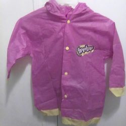 Shopkins Girls Rain Jacket Size small