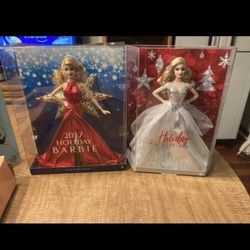 Holiday Blonde Barbies 