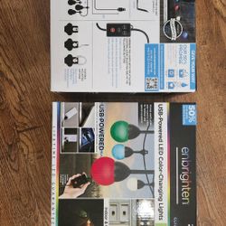 Enbrighten 12-ft Plug-in Black Indoor/ Outdoor String Light with 12 Color Changing-Light LED Globe Each $15. Check My Page. 