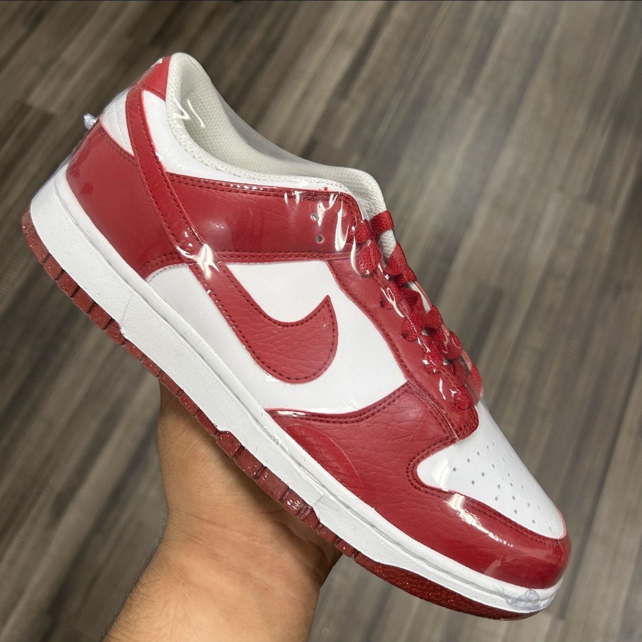 Nike Dunk Low Next Nature White Gym Red (W) Womens 10.5 / Mens 9  Shoes