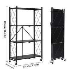 4 layer unassembled storage rack