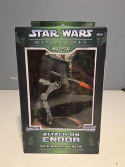Star Wars Miniatures AT-ST Attack on Endor Scenario Pack