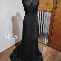 New Women's Lace Mermaid Halter Open Back Bridesmaid Dress With Elastic Satin 