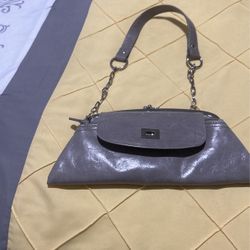 SOLAS Vintage Yellow Leather Healing Clutch Purse Shoulder Bag