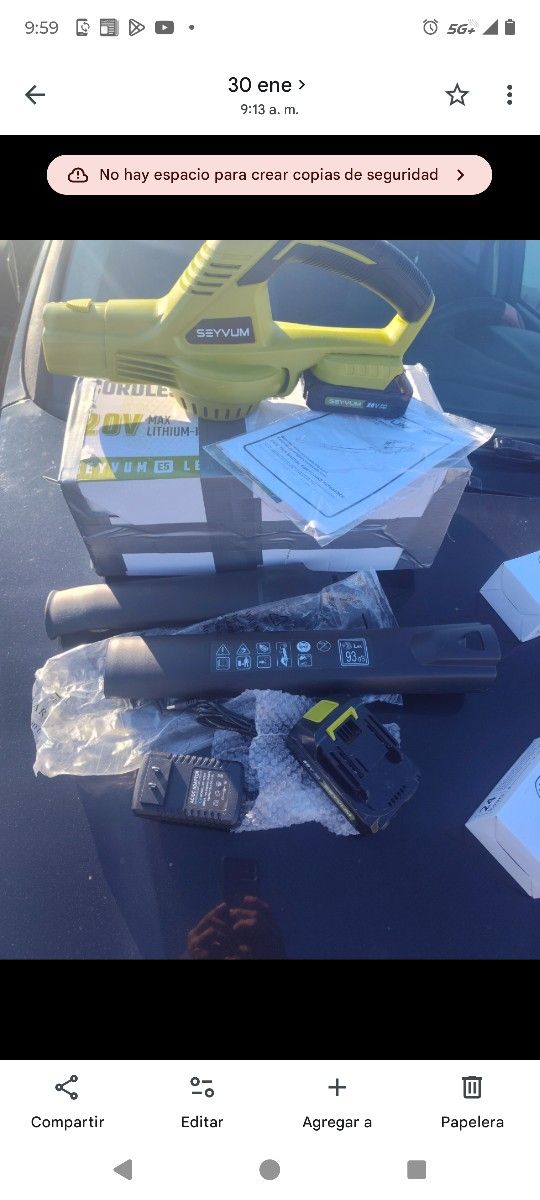 Sopladora De Batería