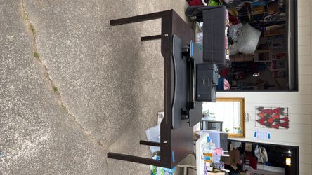 IKEA Home Office desk and veridesk