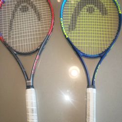 Pair of Titanium Tennis Rackets