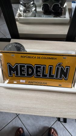 Colombia Medellín placa