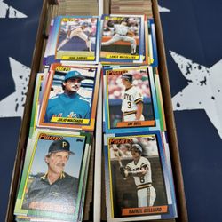 1990 Topps Baseball Cards (open Box)