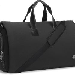 Garment Travel Carry Bag with Shoulder Strap on for Extra Large Black