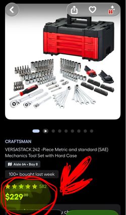 NEW craftsman tool set brand new $160 LAST ONE!