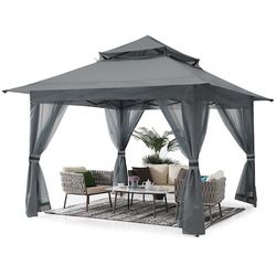 ABCCANOPY 13-ft x 13-ft Square Gray Standard canopy
