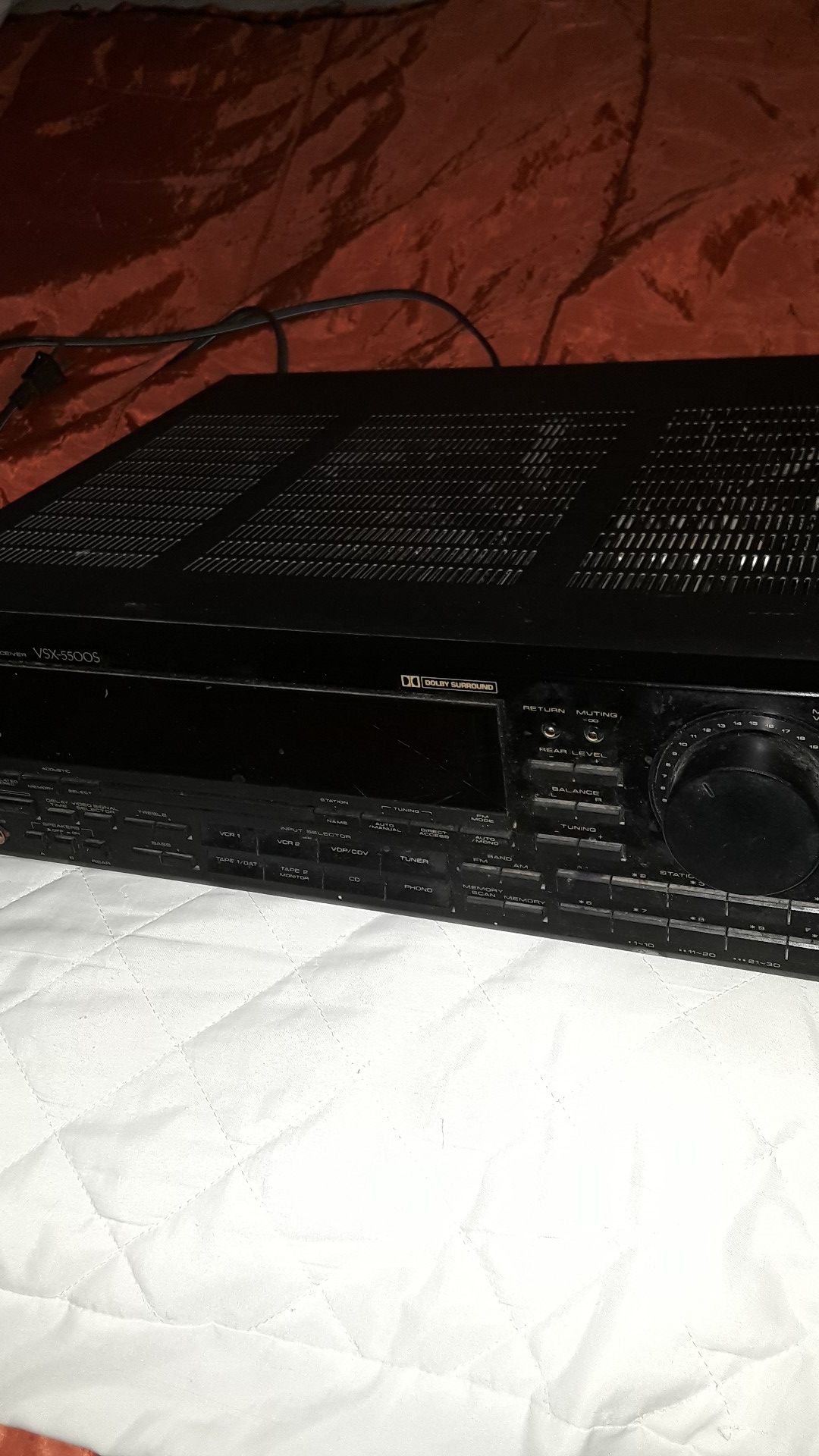 Pioneer vsx 5500 s Dolby Surround stereo receiver