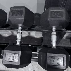 70lb Dumbbells 