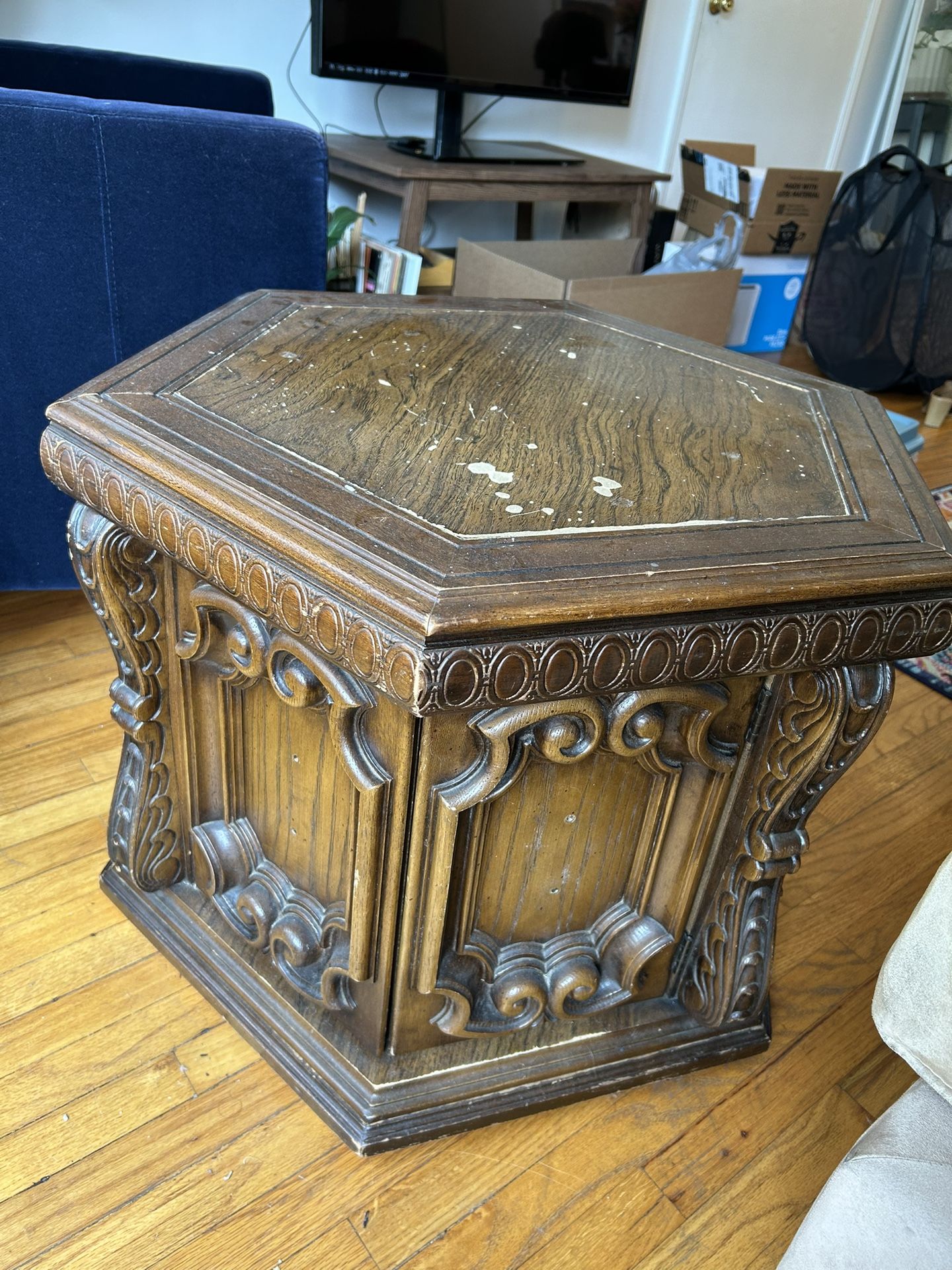 Hexagonal Side Table