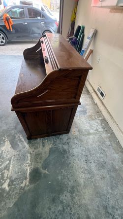 Antique desk pure Oak Wood